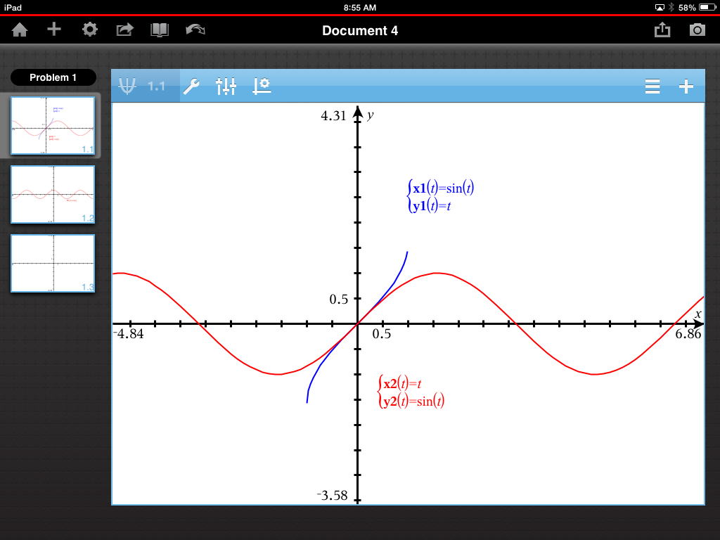 TI NSpire App for iPad